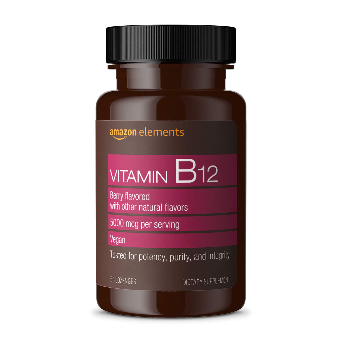 Amazon Elements Vitamin B12 Methylcobalamin 5000mcg & D3 5000 IU Bundle - image 2