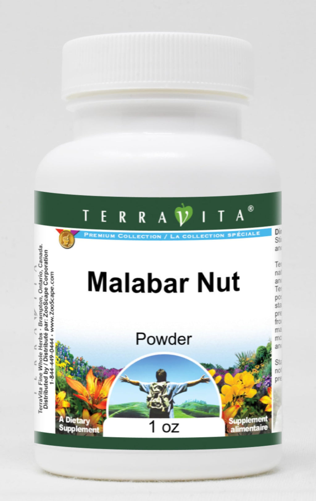 Terravita Malabar Nut Powder - 3 Pack (1 oz each)