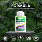 Best Naturals Acai Berry 600 mg 60 Capsules