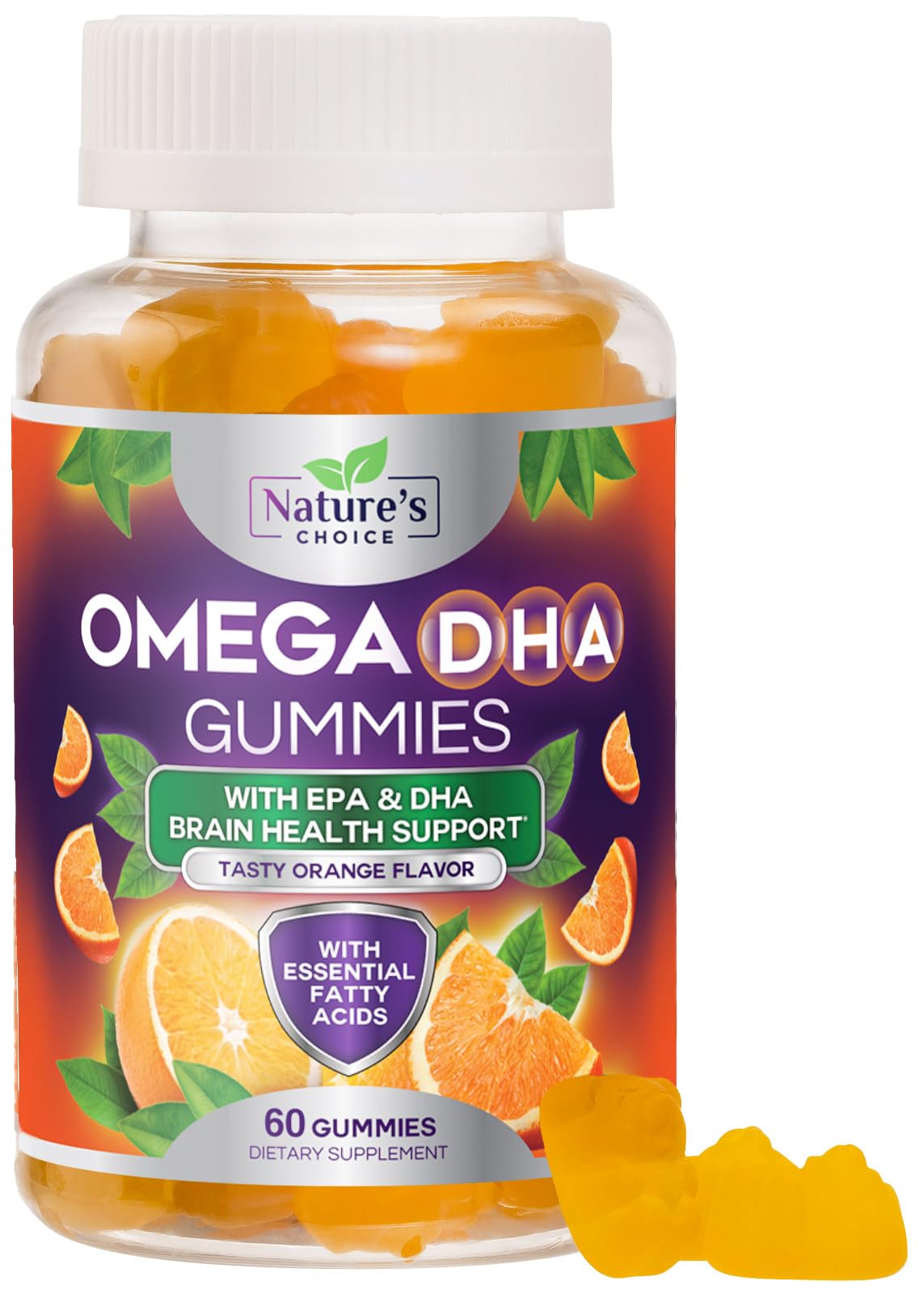 Nature's Choice Omega 3 Fish Oil Gummies - Triple Strength Omega3