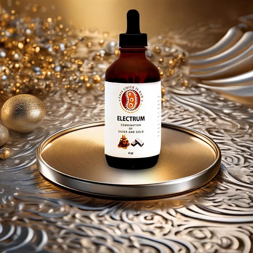This Chick is Raw Colloidal Electrum Nano Gold & Silver - 4 oz - image 3