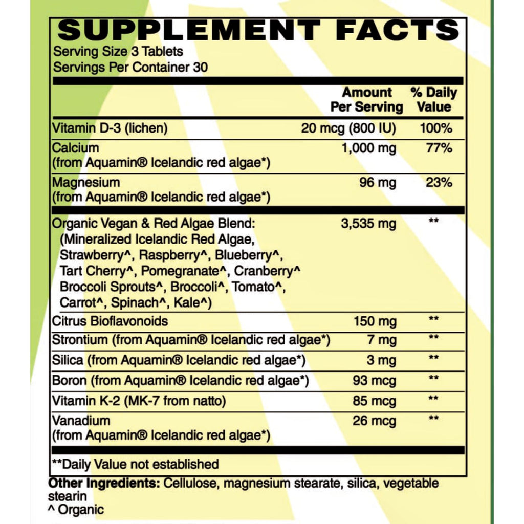 Holly Hill Health Foods Algae Based Calcium 1,000 mg