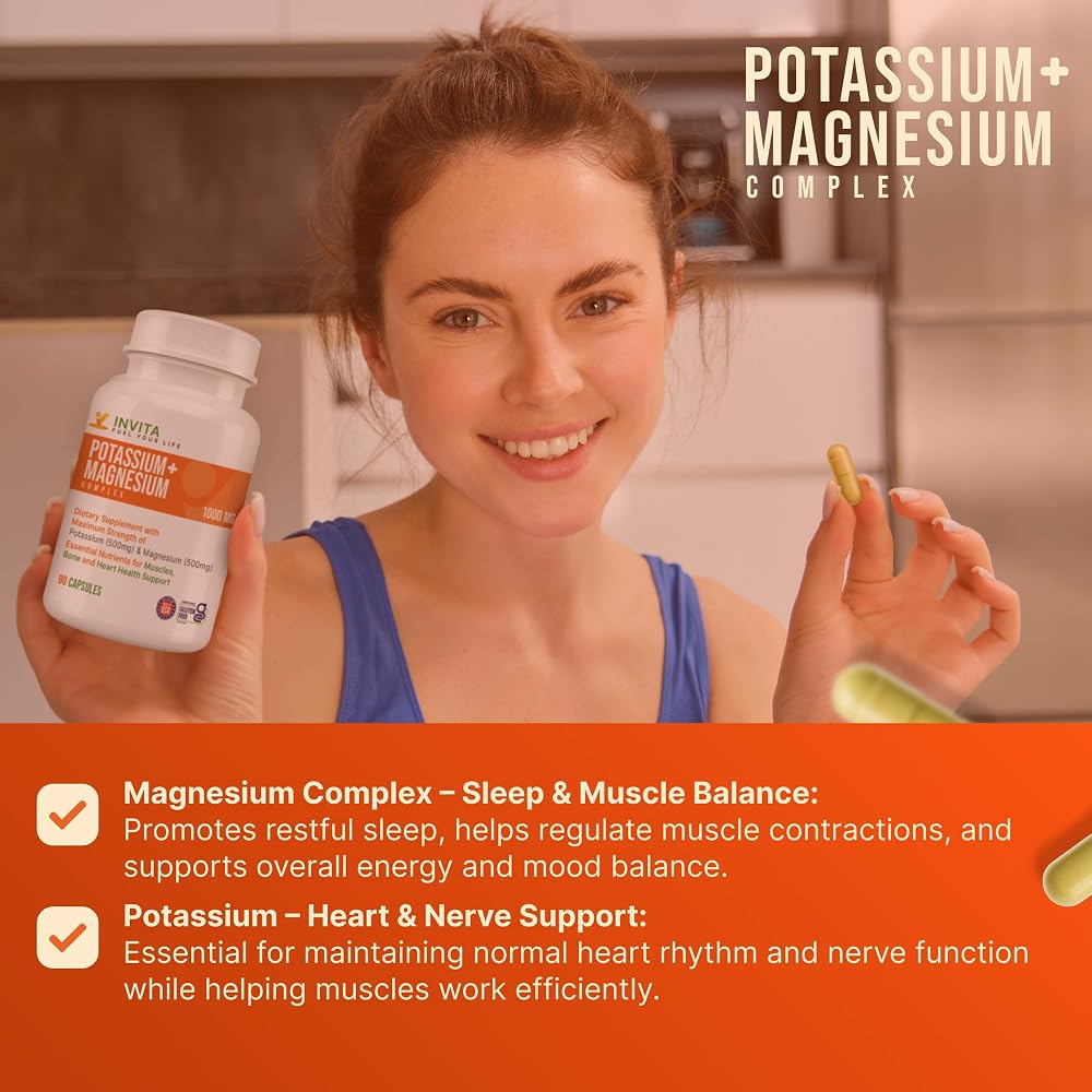 INVITA Potassium Magnesium Complex 1000 mg