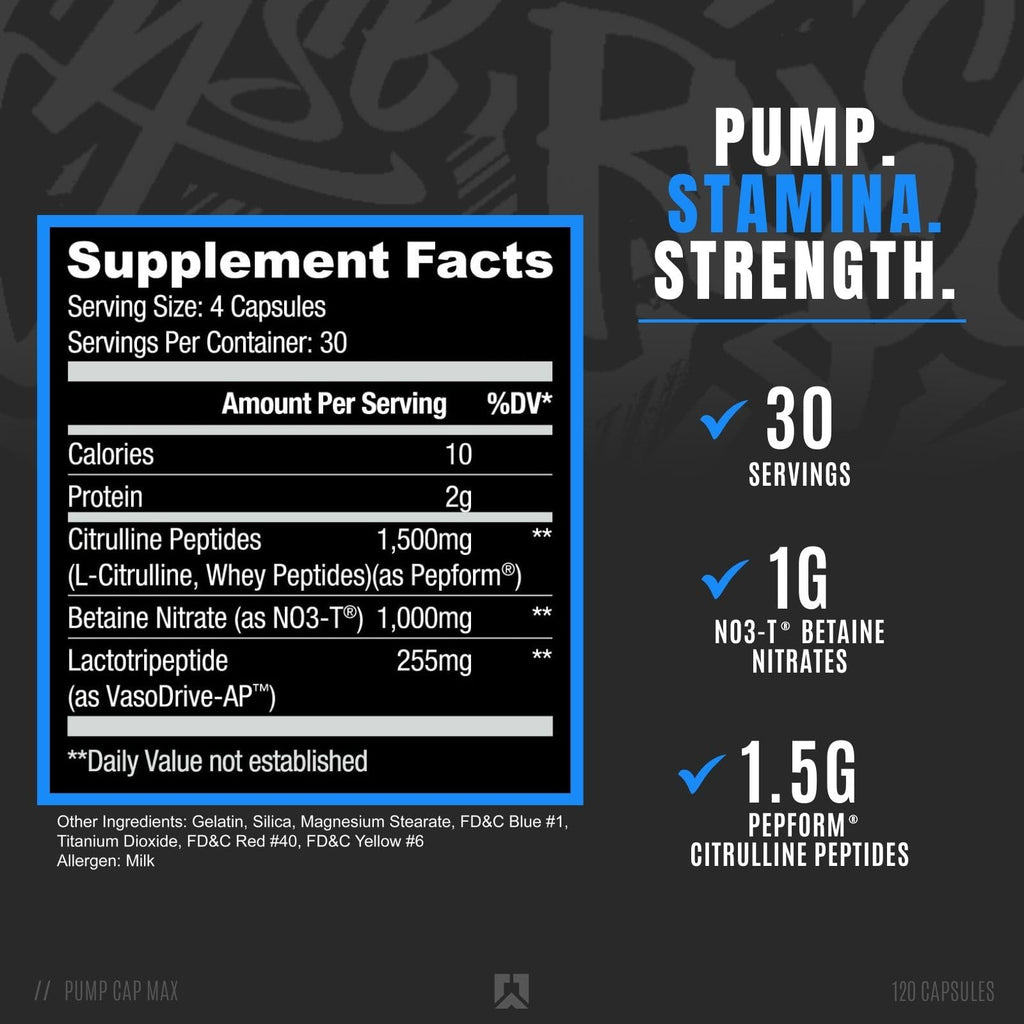 RYSE Up Supplements Project Blackout Pump Cap Max - 120 Capsules - image 2