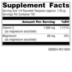 Source Naturals Ascorbyl Palmitate 500mg Fat-Soluble Vitamin C Ester