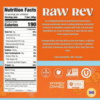 Raw Rev, Low Sugar, Gluten-Free, Vegan, Plastic-Neutral
