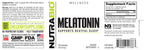 NutraBio Melatonin Sleep Aid 3mg - 120 Capsules - image 3