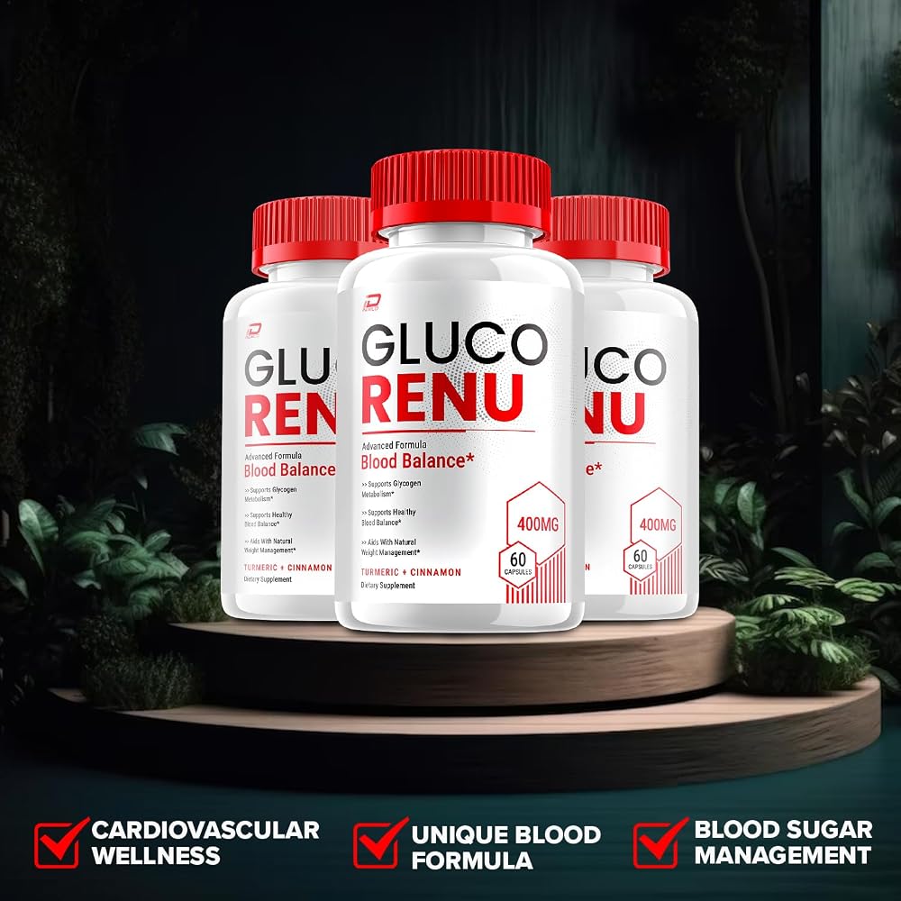 Indelo Gluco Renu Advanced Formula - 180 Capsules - image 4