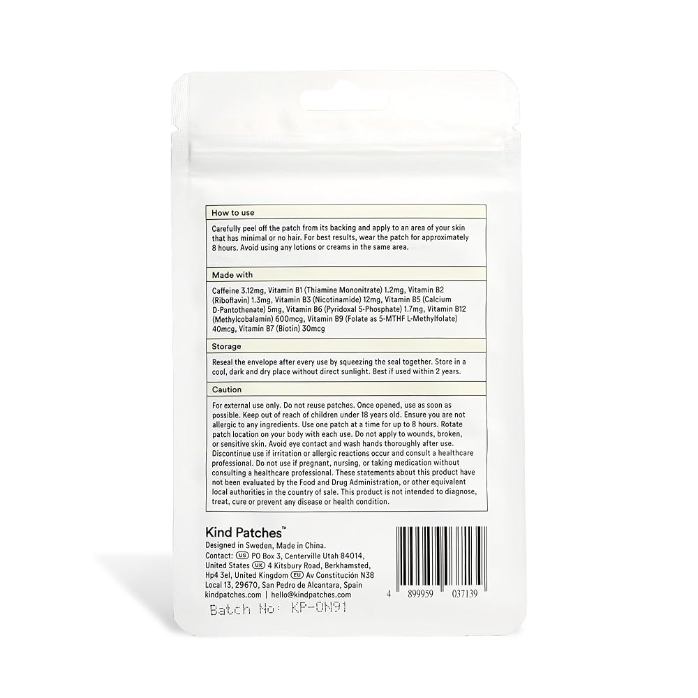 Kind Patches Energy Patches Vegan - 30 Count - image 7
