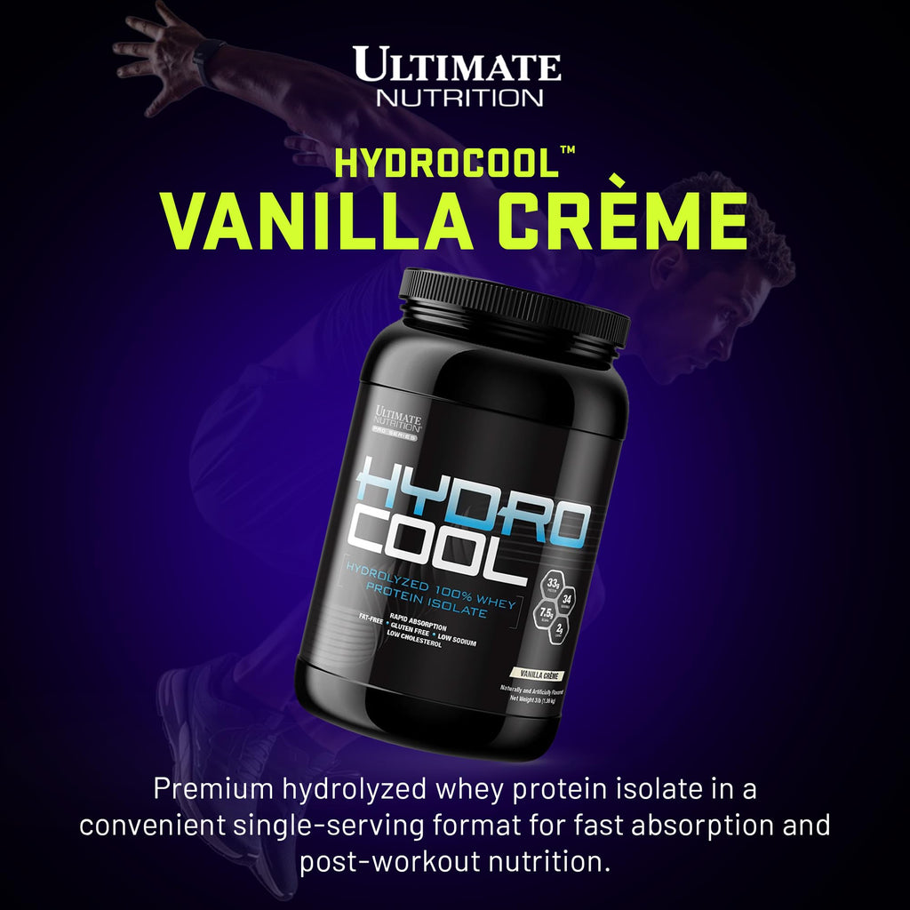 Ultimate Nutrition HydroCool Hydrolyzed Whey Protein Isolate Powder
