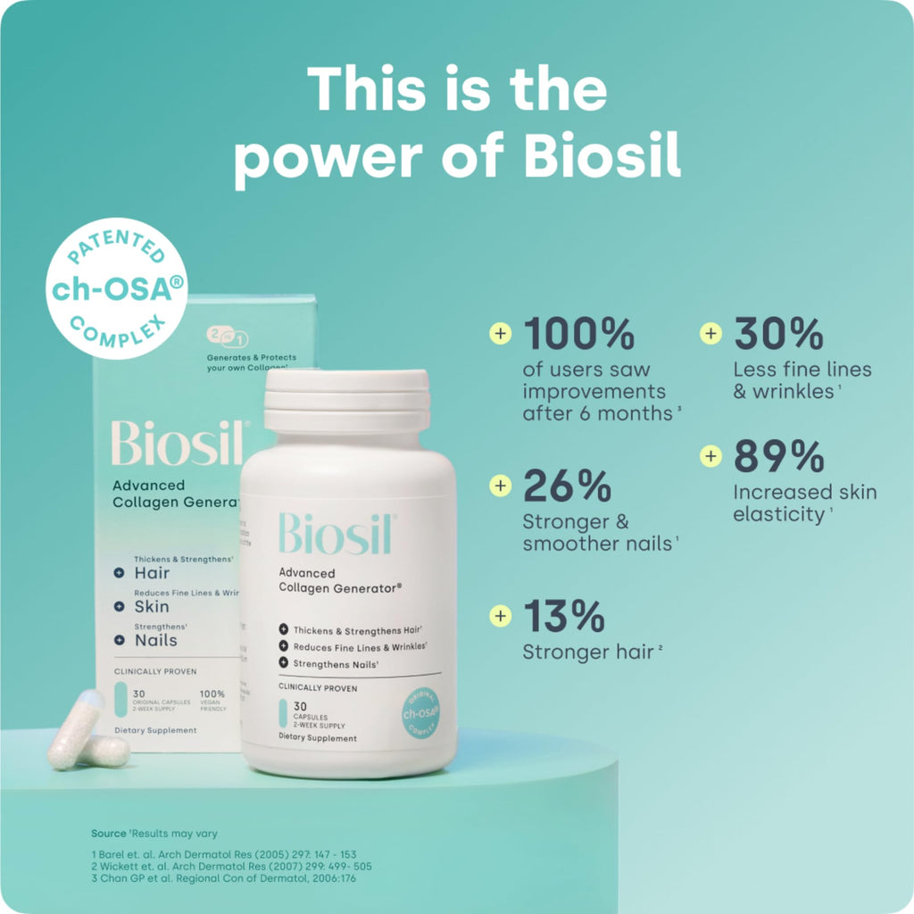 Biosil Collagen Generator - Pack of 2 - with Patented ch-OSA Complex