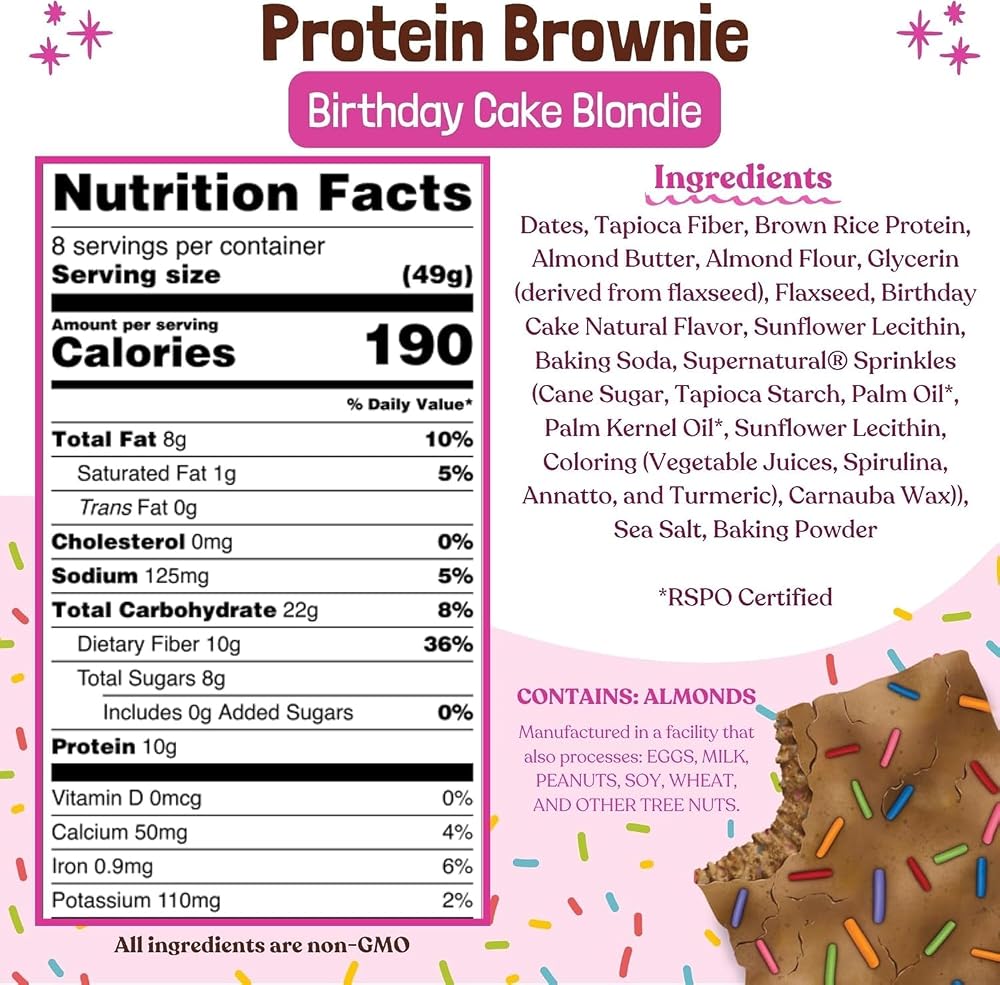 Elavi Protein Brownies - 10g Plant Protein & 10g Fiber - Vegan