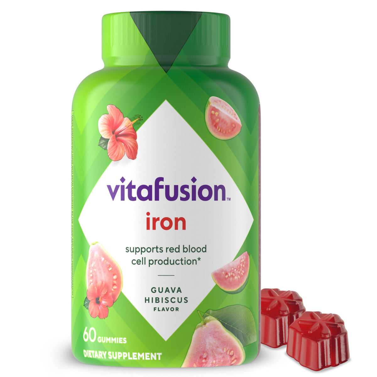 Vitafusion Iron Gummies - 60 Gummies