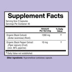 Happi Mi Nutrition Black Cohosh 1300 mg - 90 Vegan Capsules - image 3