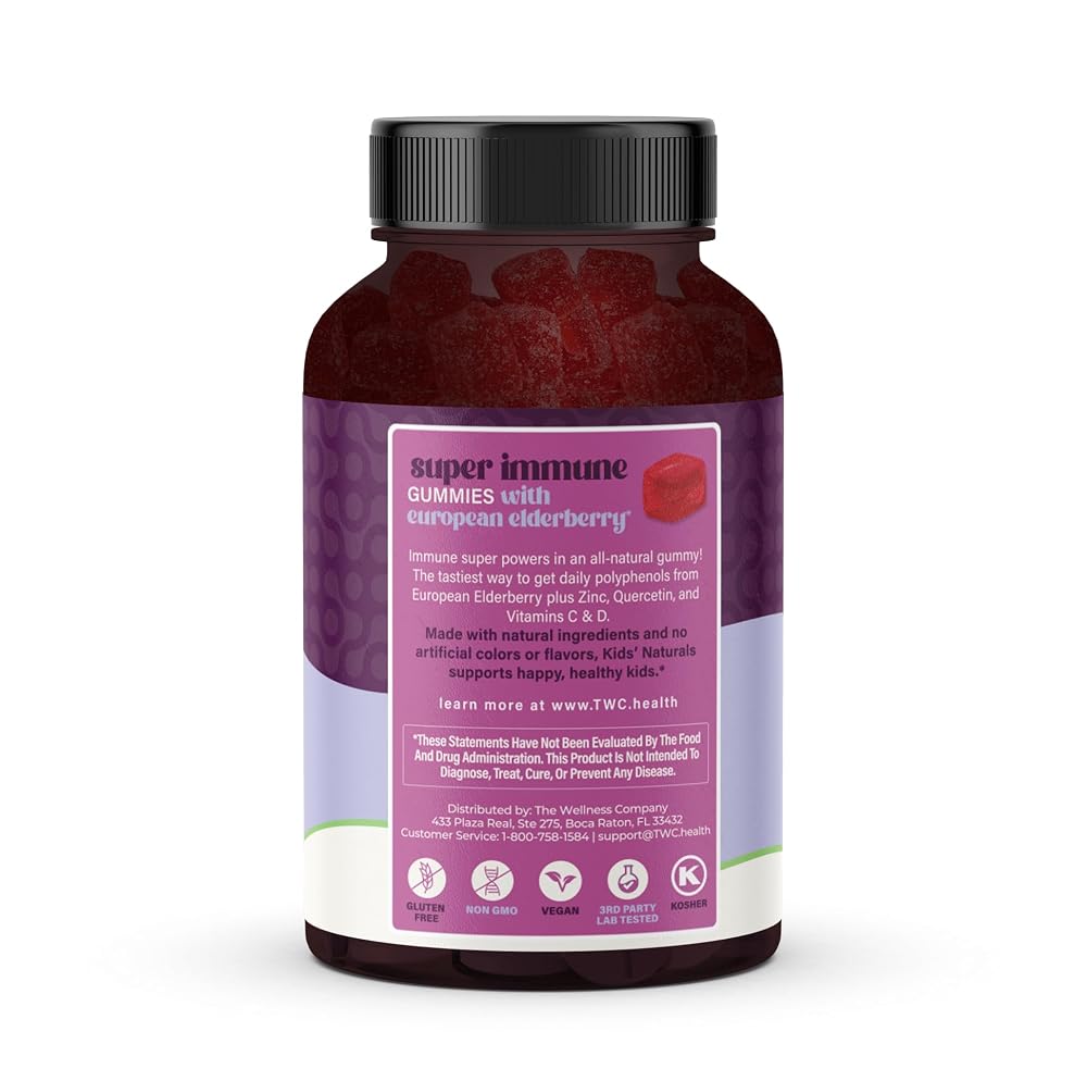 The Wellness Company Super Immune Elderberry Gummies with Zinc & Vitamin C - image 2