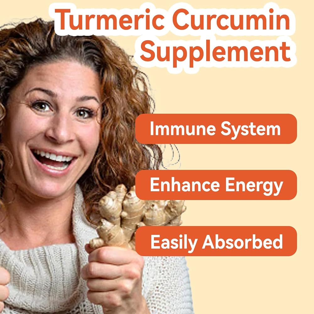 SmildeHeal Turmeric Curcumin Gummies 500mg - 120 Count - image 6