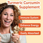 SmildeHeal Turmeric Curcumin Gummies 500mg - 120 Count - image 6