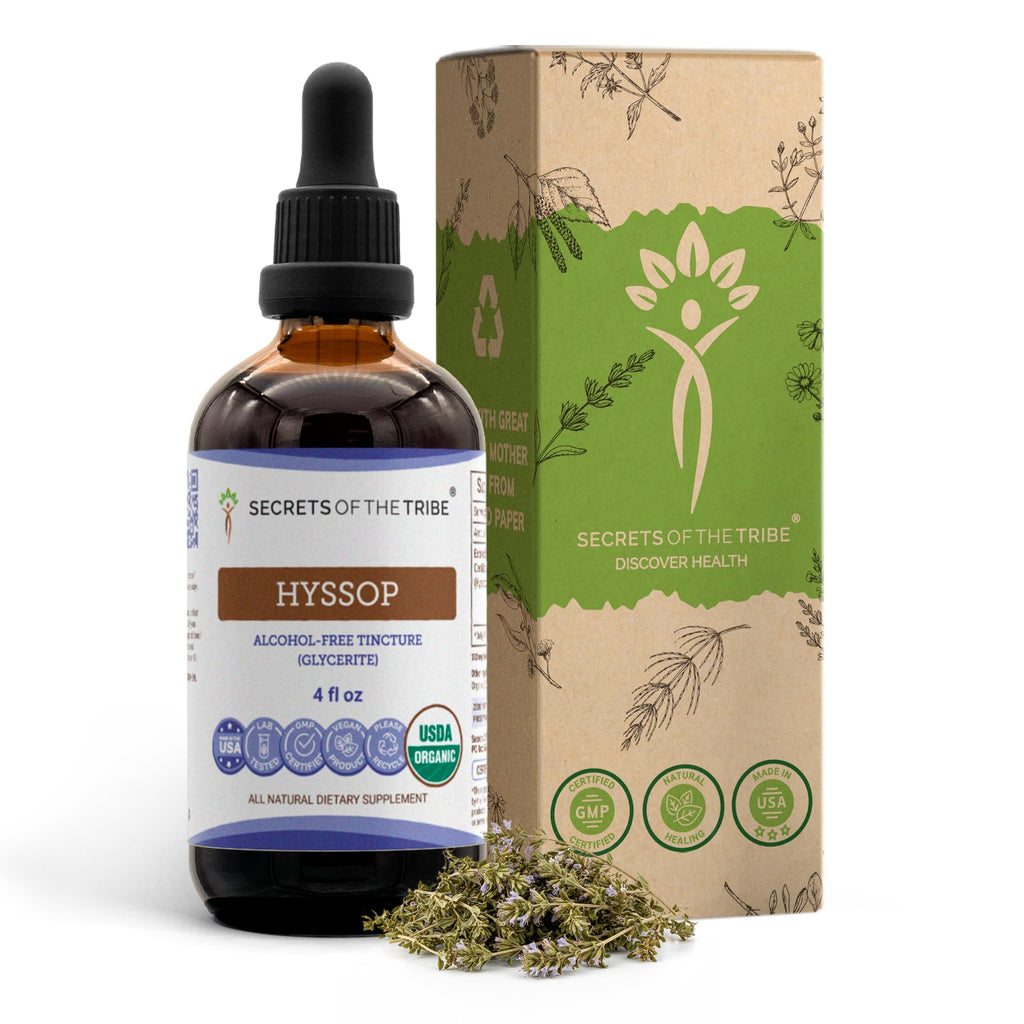 Secrets of the Tribe Hyssop Alcohol-Free Liquid Extract - 4 FL OZ