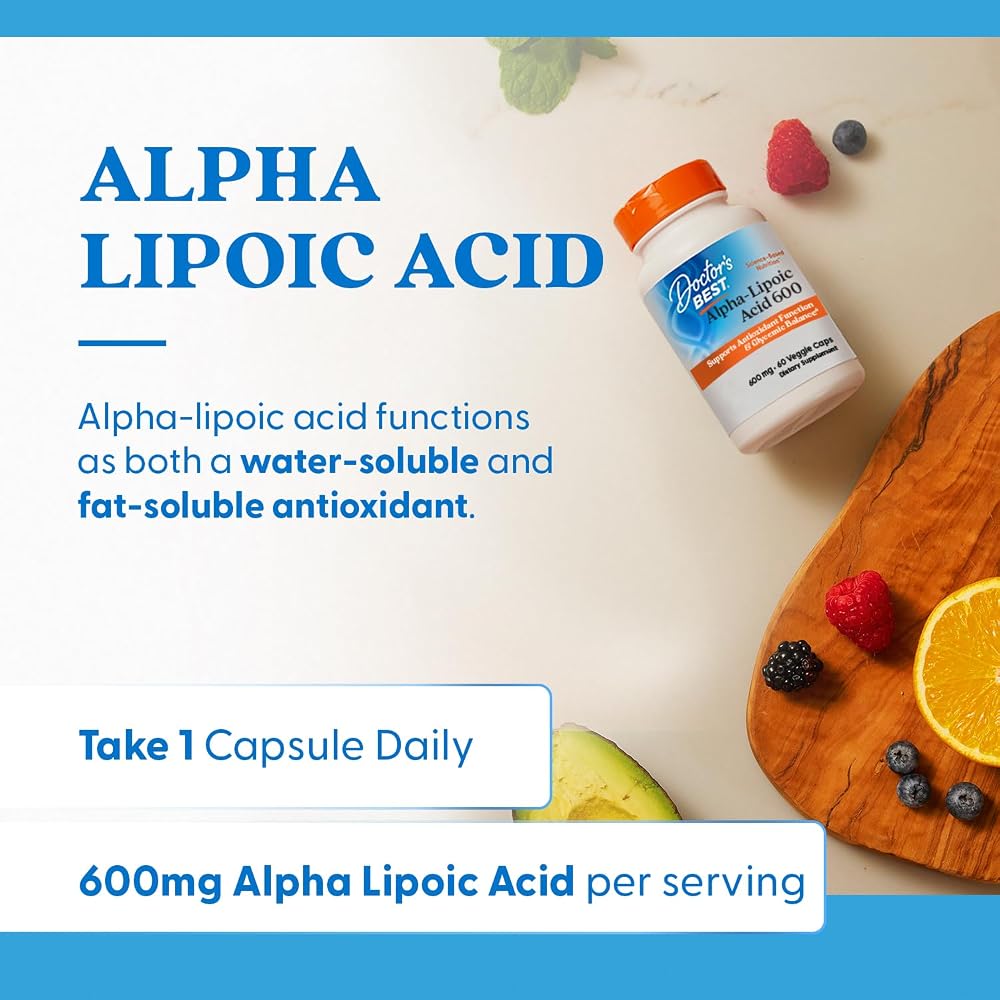 Doctor's Best Alpha Lipoic Acid Supplement - Alpha-Lipoic Acid Caps - image 5