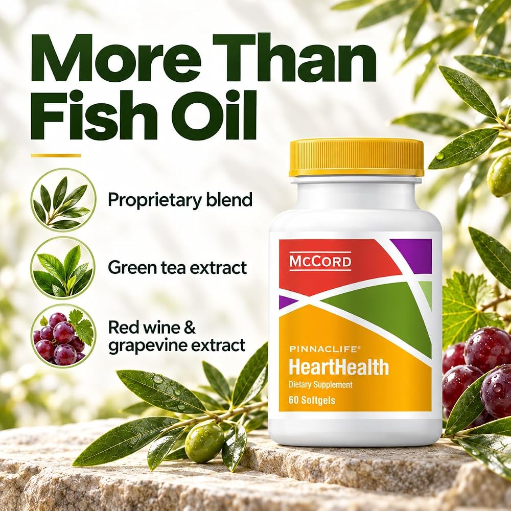 Pinnaclife McCord HeartHealth Omega-3 Fish Oil with Lemon - 60 Softgels - image 4