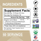 DR. BO Lion's Mane Mushroom Liquid Drops for Focus - 1 Fl Oz - image 6