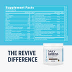 Revive MD Super Greens Powder Mix - Smoothie & Juice Mix with Green