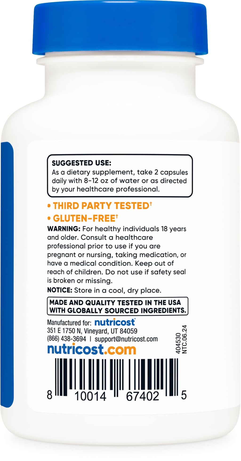 Nutricost Artemisinin 200mg - 120 Vegetarian Capsules - image 4