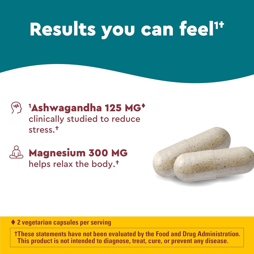 Nature Made Wellblends Calm & Relax Ashwagandha Magnesium - image 3