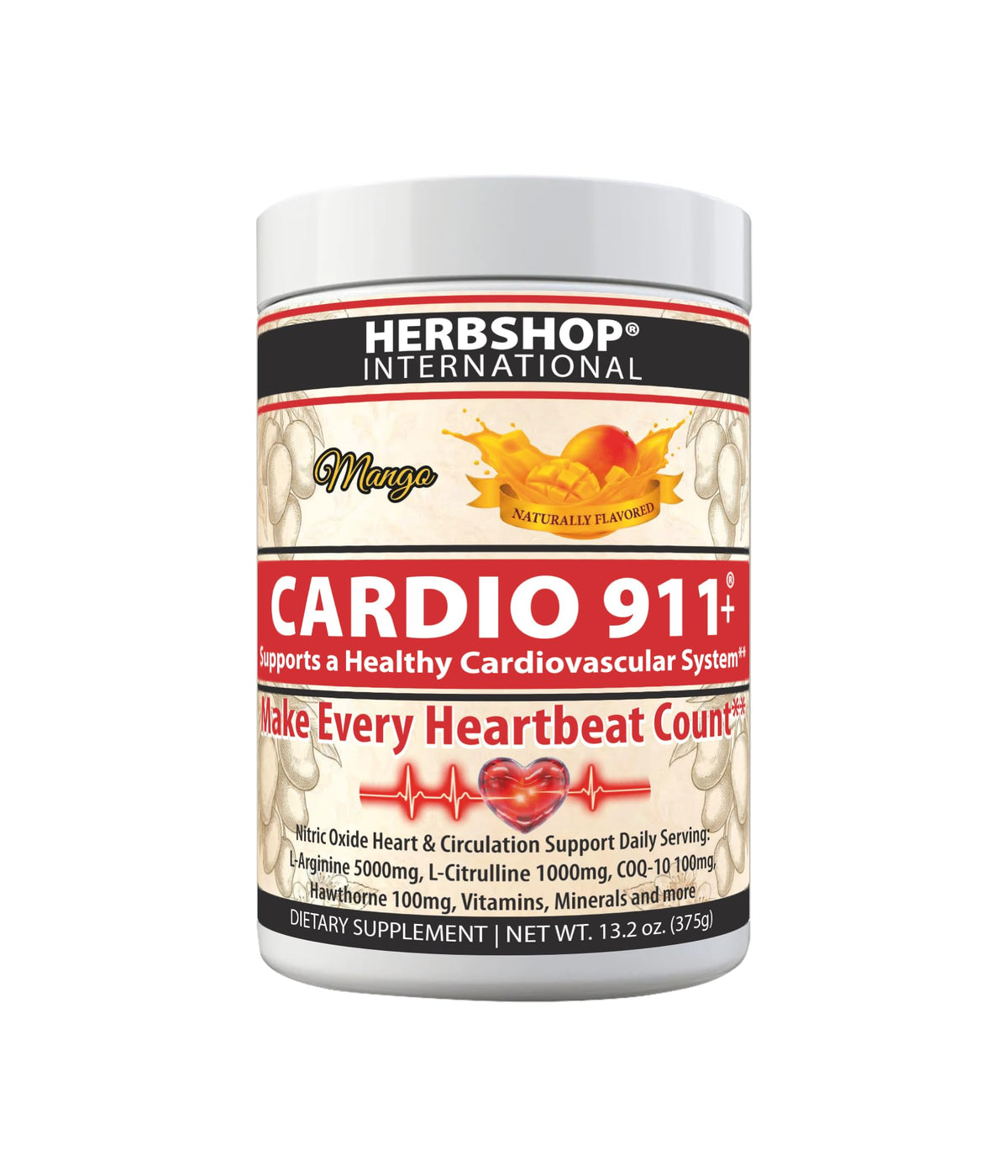 Cardio 911® Nitric Oxide Heart & Circulation Support - 5000mg
