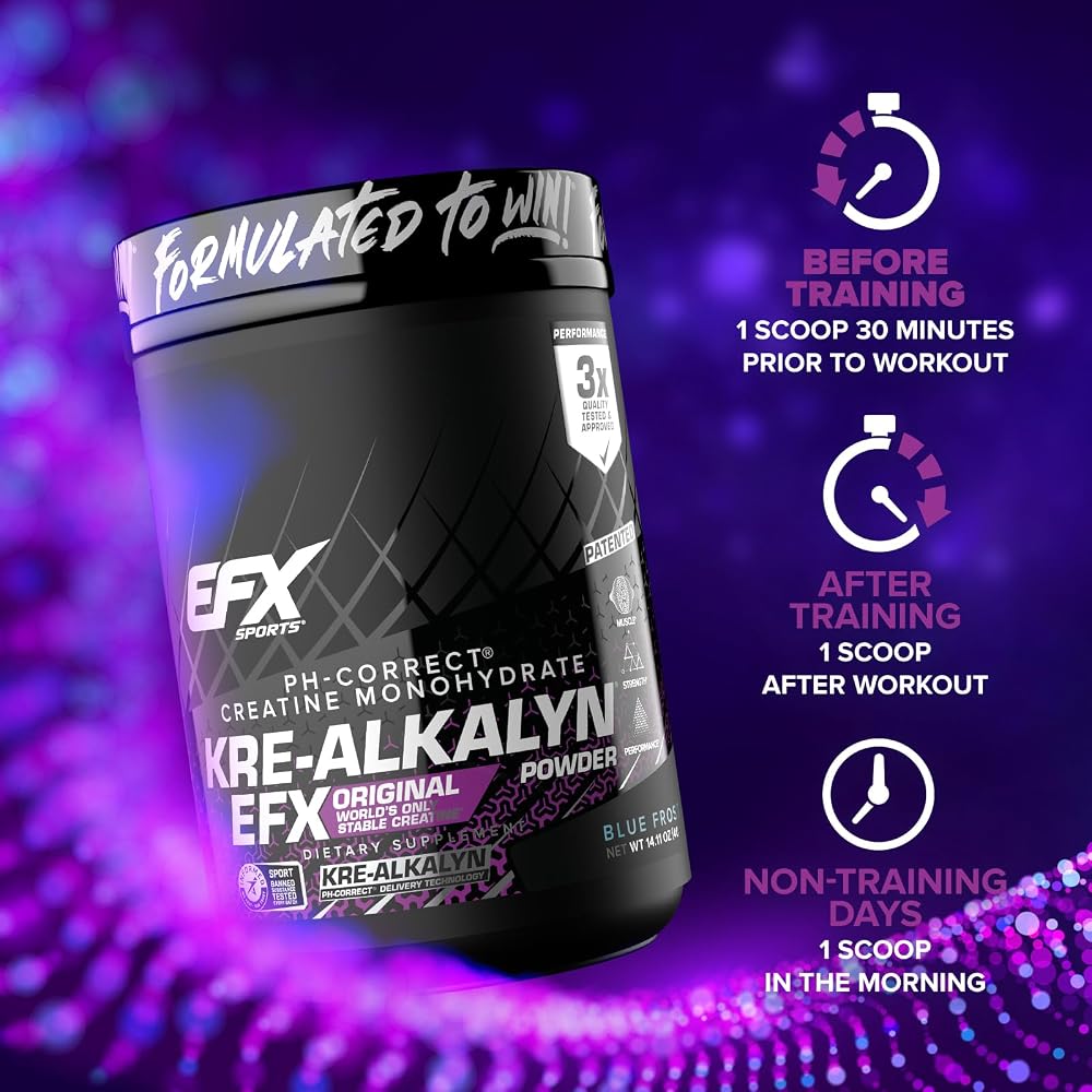 EFX Sports Kre-Alkalyn EFX Creatine Powder - 200 Servings - image 4