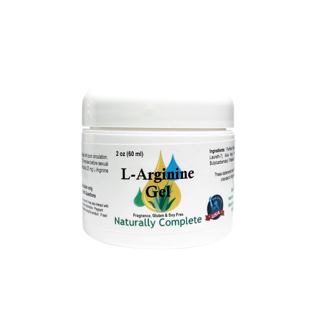 Naturally Complete L-Arginine Gel - 2 oz Jar