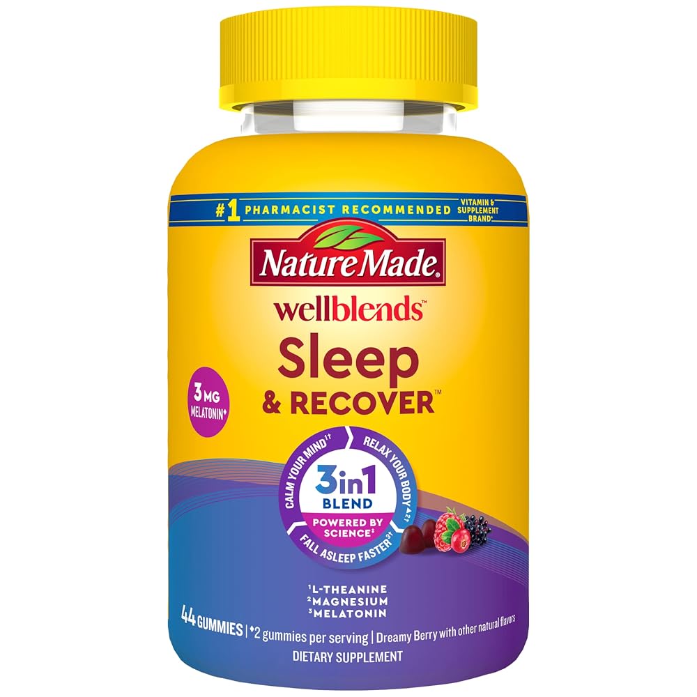 Nature Made Wellblends Sleep and Recover Melatonin 3mg - 44 Gummies