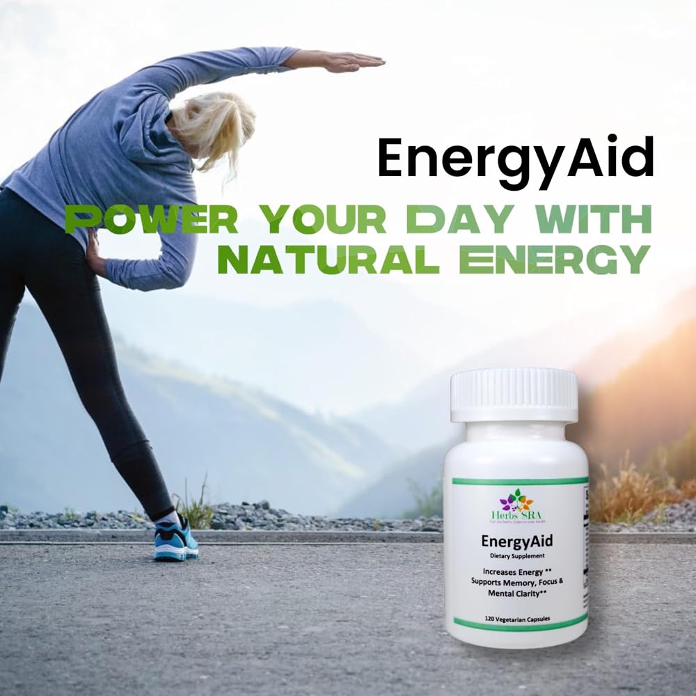 Herbs SRA EnergyAid Antioxidant Energy Support - 120 Vegetarian Capsules - image 5