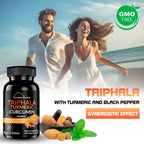 Kailash Herbals Triphala Turmeric Curcumin 1950mg - 100 Vegan Capsules - image 5