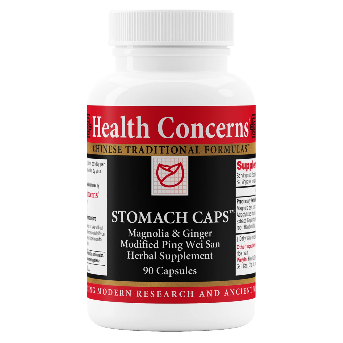 Health Concerns Stomach Caps Digestive Support - 90 Capsules