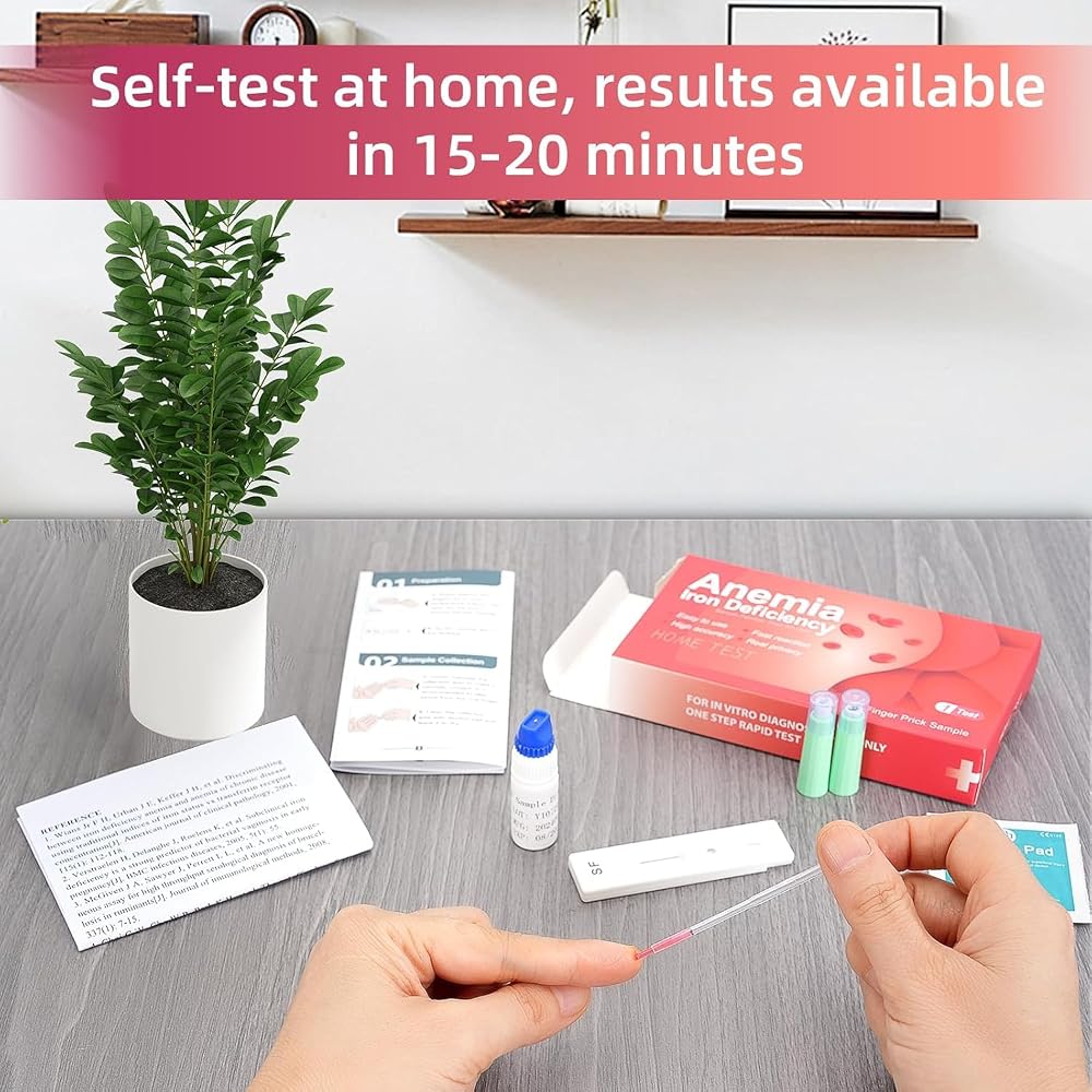 Kueysing Iron Deficiency Testing Kit - 2 Tests - image 4