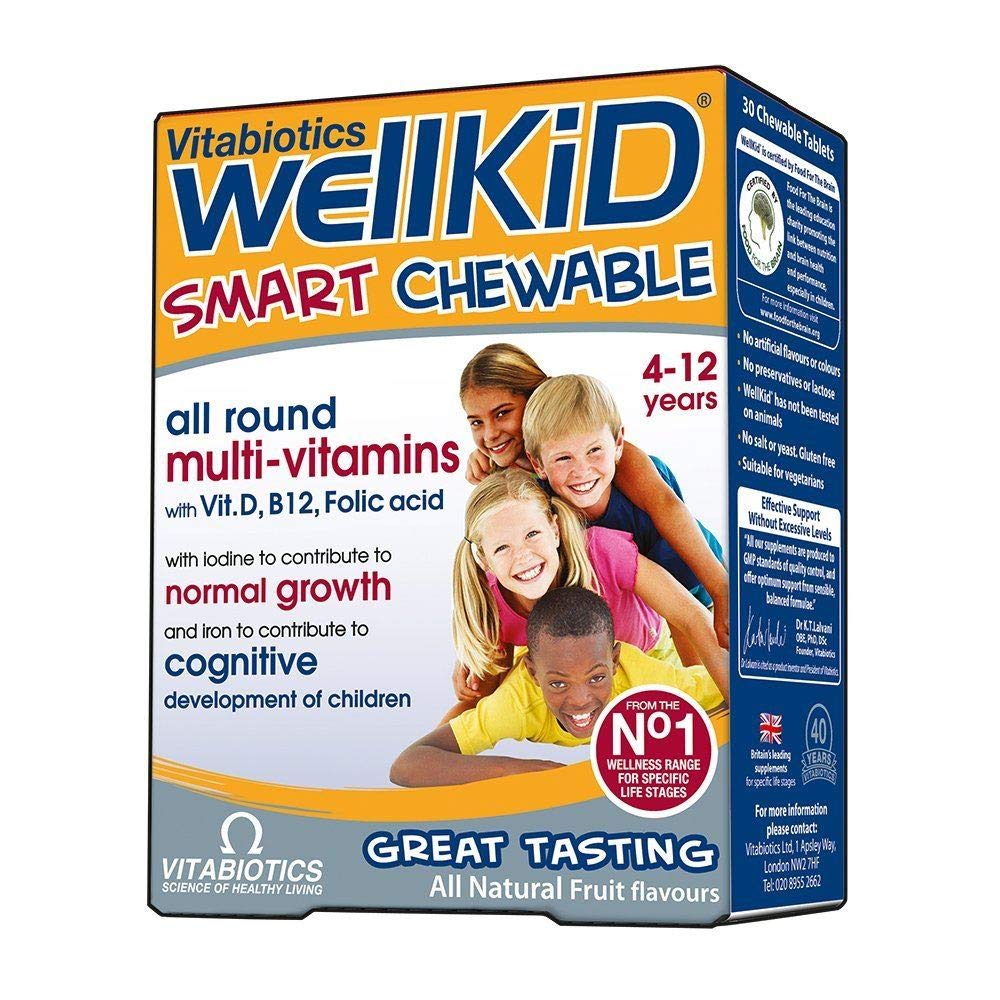 Wellkid Chewable Multivitamin Tablets - 30 Tablets