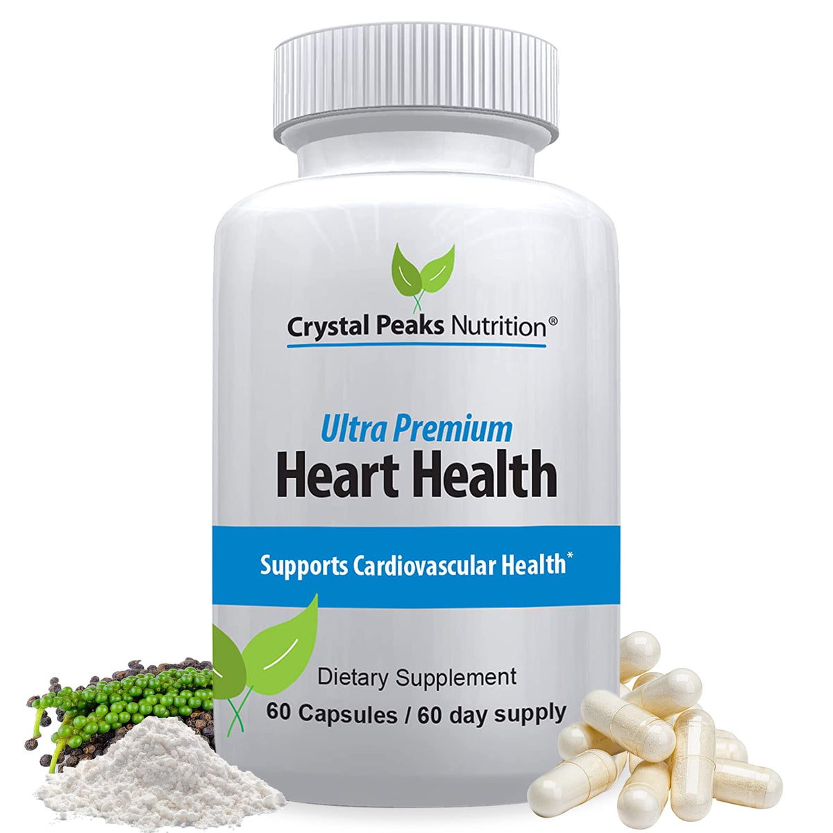 Crystal Peaks Nutrition Heart Support Vitamin K2 & D3 - 60 Capsules
