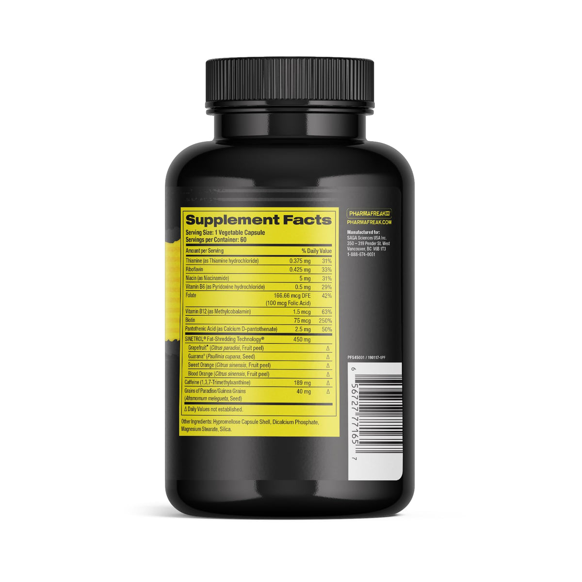Pharmafreak Ripped Freak 2.0 Thermogenic Fat Burner - 60 Capsules - image 6