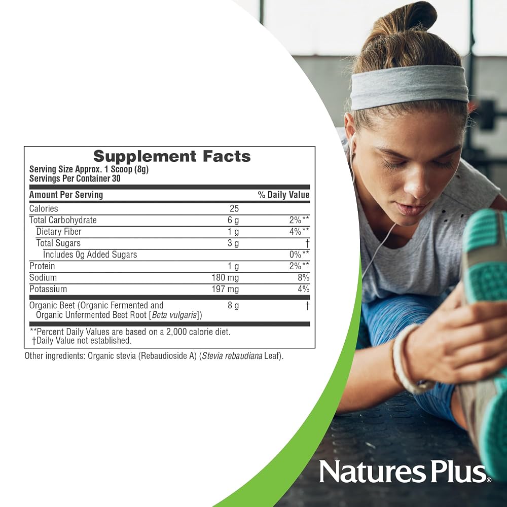 NaturesPlus Organic Beet Powder - 30 Servings - image 4