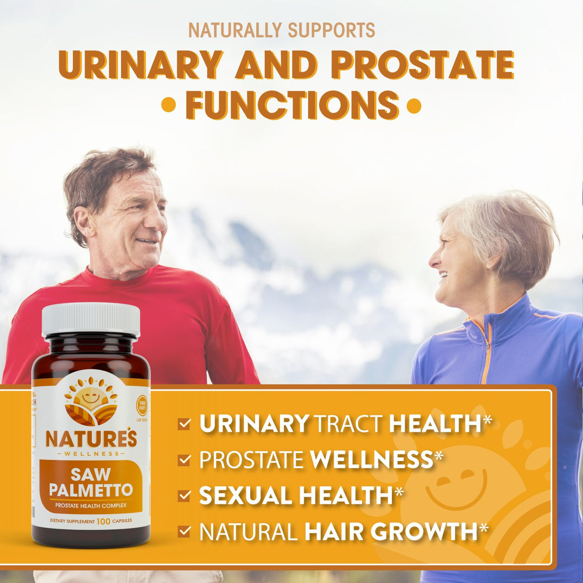 Natures Wellness Nature's Wellness Saw Palmetto 1000mg - 100 Capsules - image 3