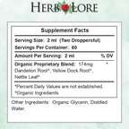Herb Lore Organic Liquid Iron Tonic Tincture
