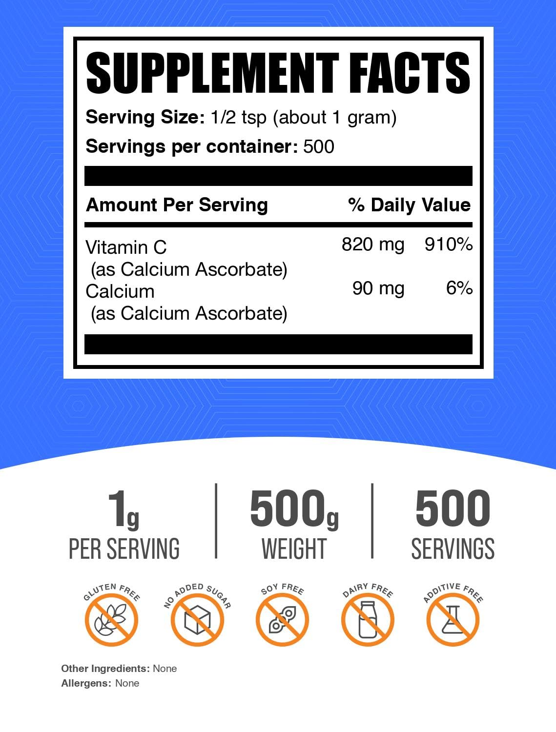 BulkSupplements.com Calcium Ascorbate Powder