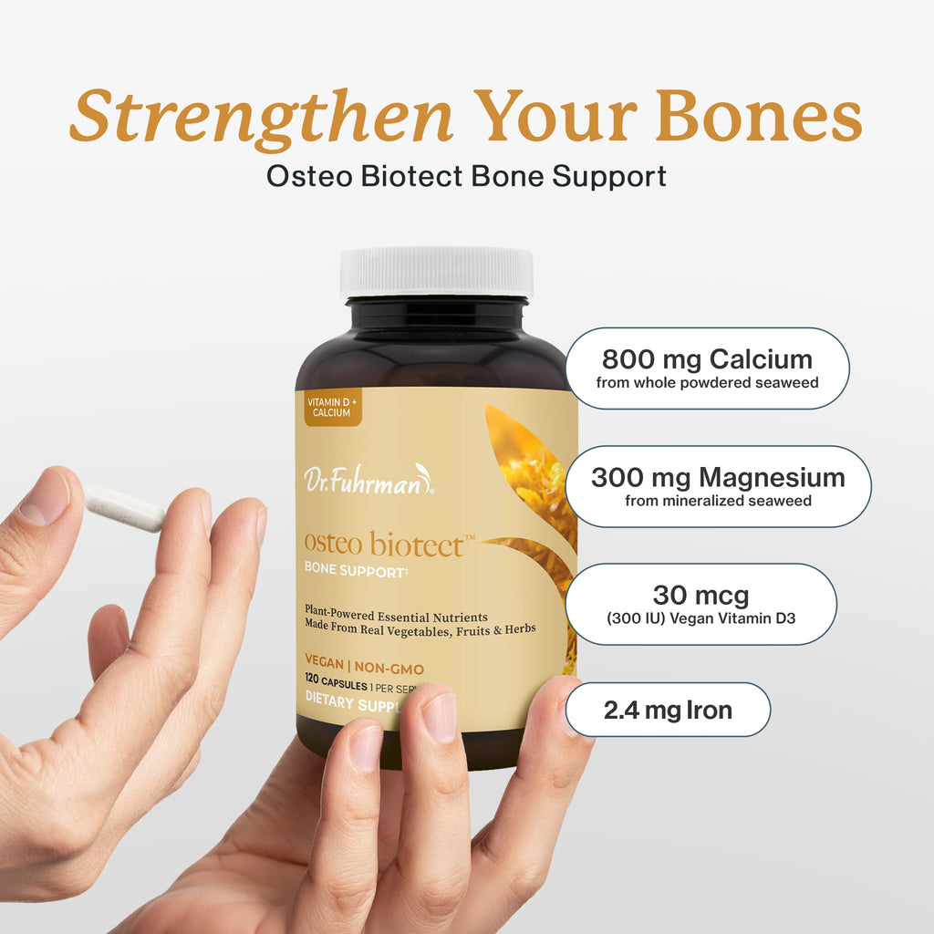 Dr. Fuhrman Osteo-Biotect Organic Calcium Bone Health - 120 Capsules - image 5