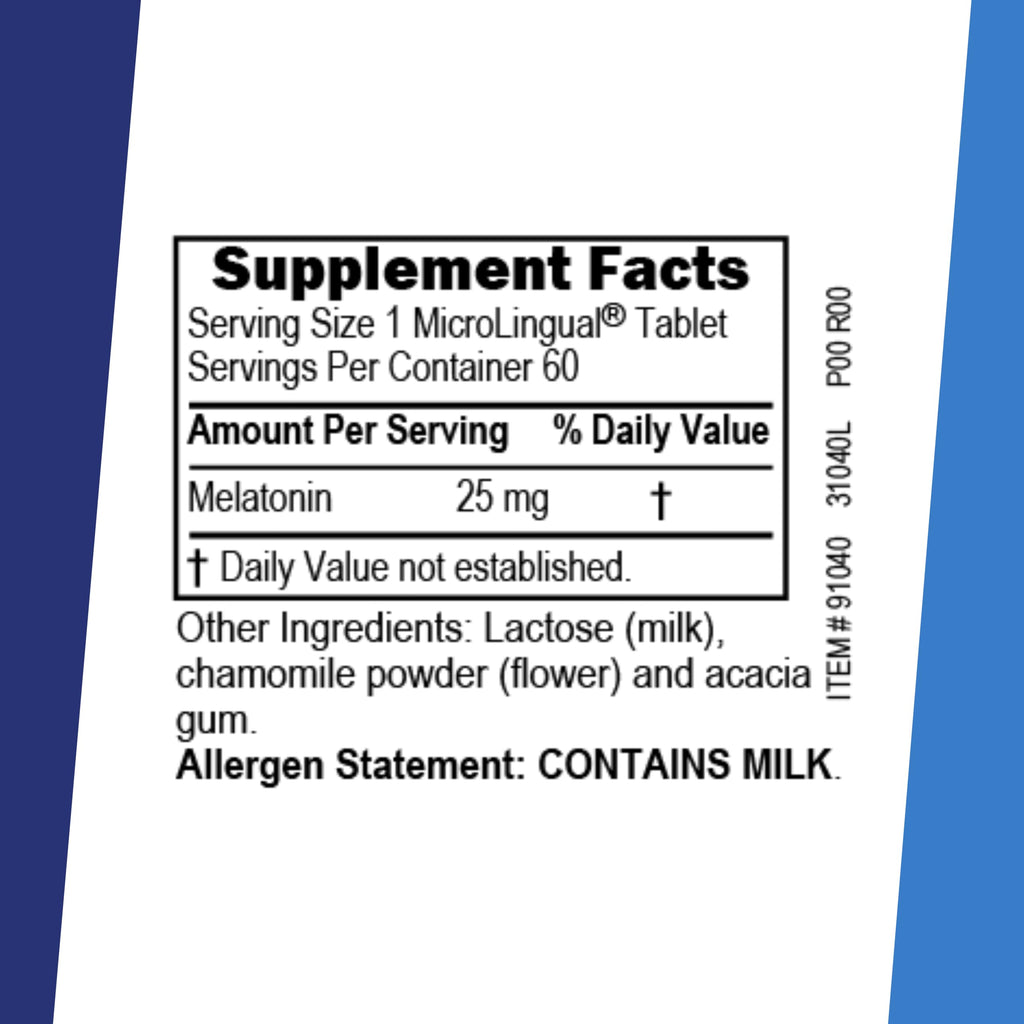 Superior Source Extra Strength Melatonin 25 mg - 60 Tablets - image 2