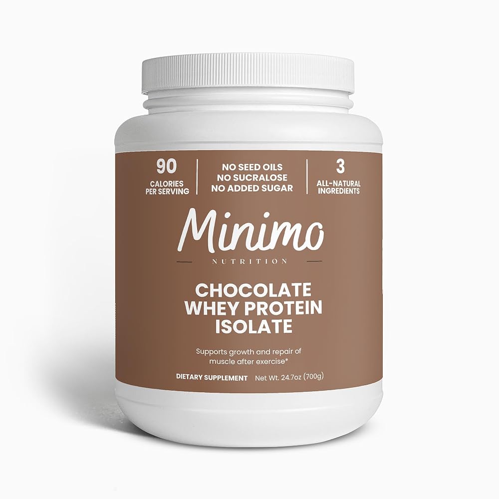 Minimo Nutrition Whey Isolate Protein Powder