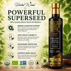 Herbal Wind Black Seed Oil Organic Liquid Immune Support - 8 Fl Oz - image 5