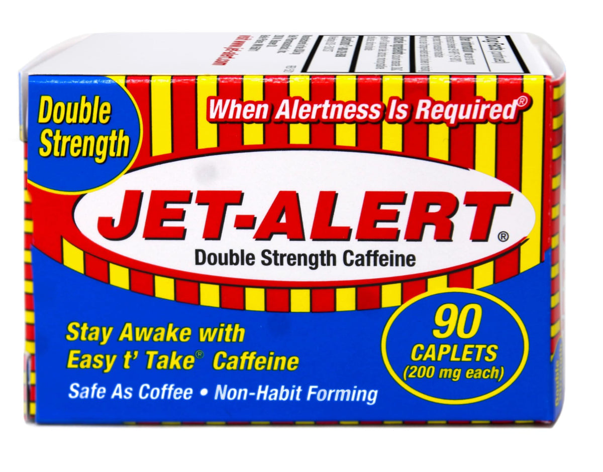 Jet-Alert Double Strength Caffeine 200 mg - 90 Caplets - image 2
