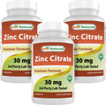 Best Naturals Zinc 30mg Immune Support - 120 Tablets