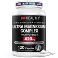 I LOVE HEALTH Magnesium Glycinate Complex 420mg - 120 Capsules